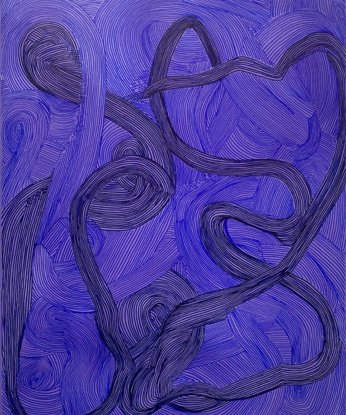 p.r.o.T. 3, Mischtechnik auf Lw, 80 x 60 cm, 2024