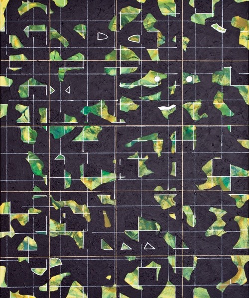 Seelenquadrate; Mischtechnik auf Lw; 100 x 80 x 2 cm; 2011